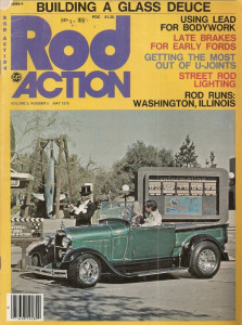 ROD ACTION 1976 MAY - LEADING TRICKS, LATE BRAKES FOR EARLY FORDS, ROD RUNS